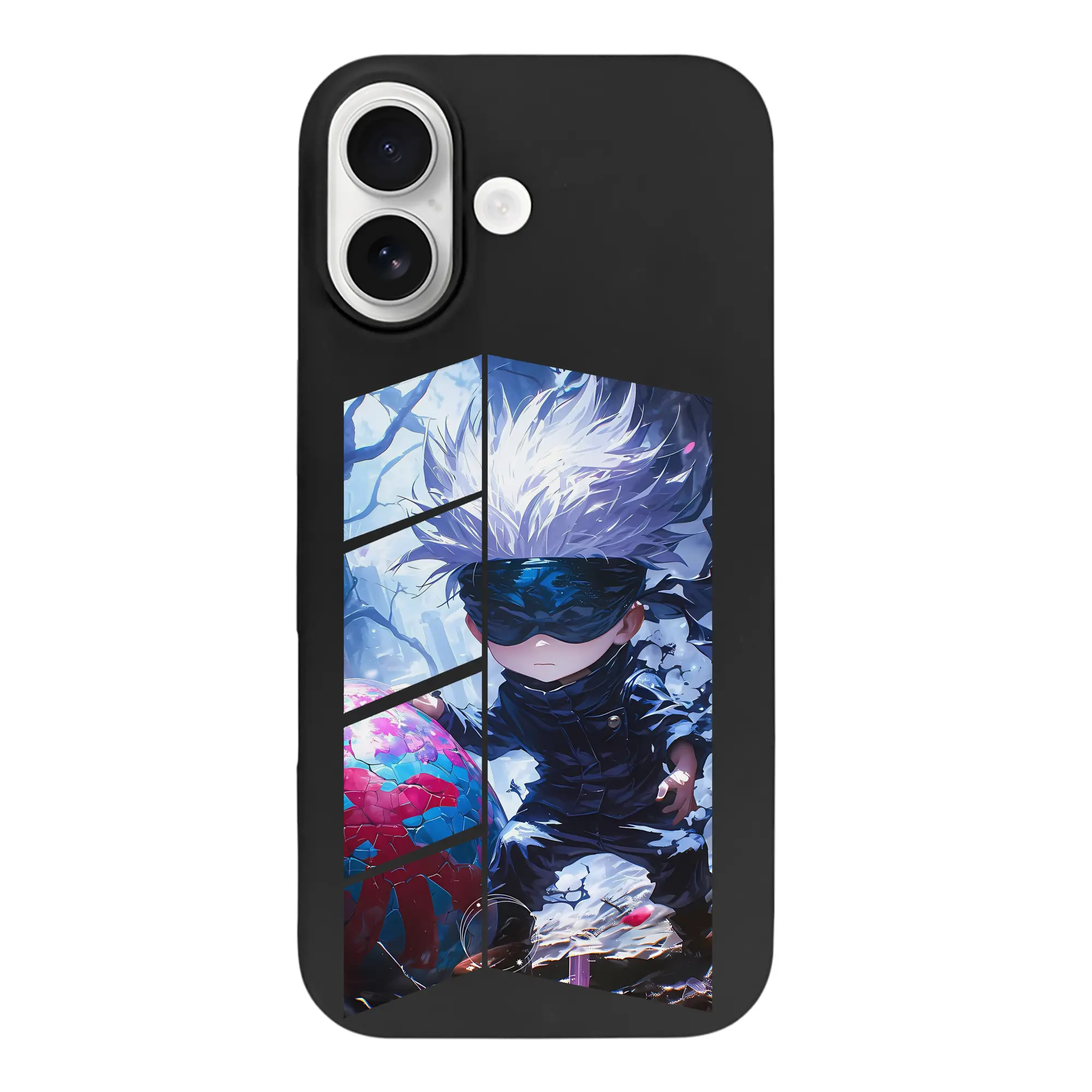 呪術廻戦 グッズ,五条 悟 - iPhone 17 シリーズ シリコンケース 薄型 耐衝撃 指紋防止 ソフトタッチカバー 精密フィット 傷防止 保護ケース iPhone 17/17 Air/17 Pro/17 Pro Max 対応